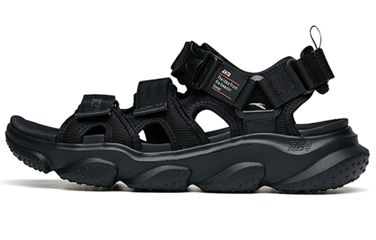 Anta Life Series Sandals 'Black Orange' 912226967-3