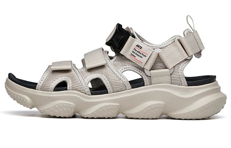 Anta Life Series Sandals 'Light Grey Black' 912226967-2