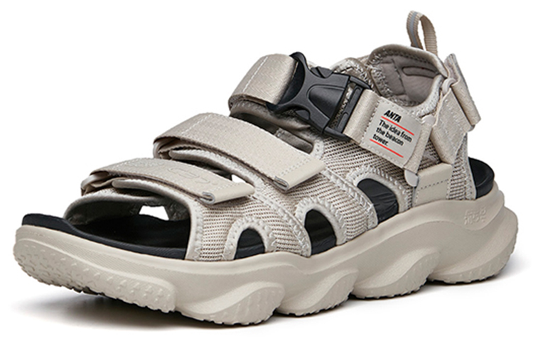 Lookbook Anta Life Series Sandals 'Light Grey Black' 912226967-2