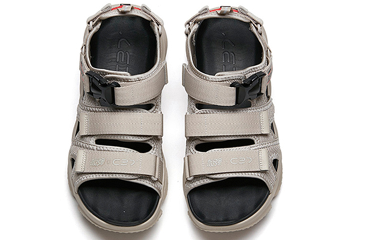 Shop Anta Life Series Sandals 'Light Grey Black' 912226967-2