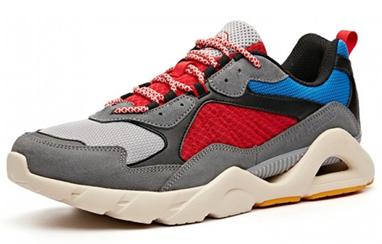 Lookbook 안타 라이프 시리즈 스니커즈 '회색 빨강 파랑' 91838866-3