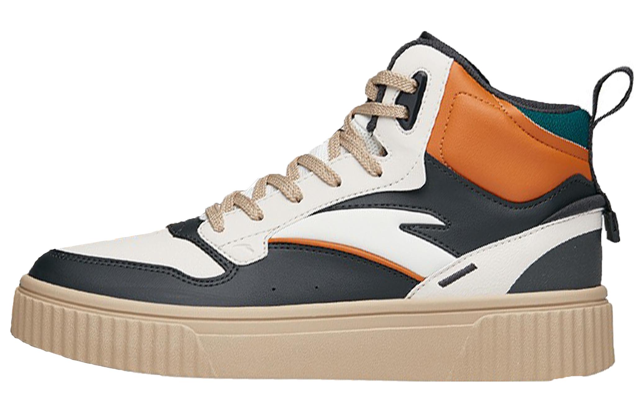 Anta Life Series Sneakers High 'White Grey Orange' 912248015-3