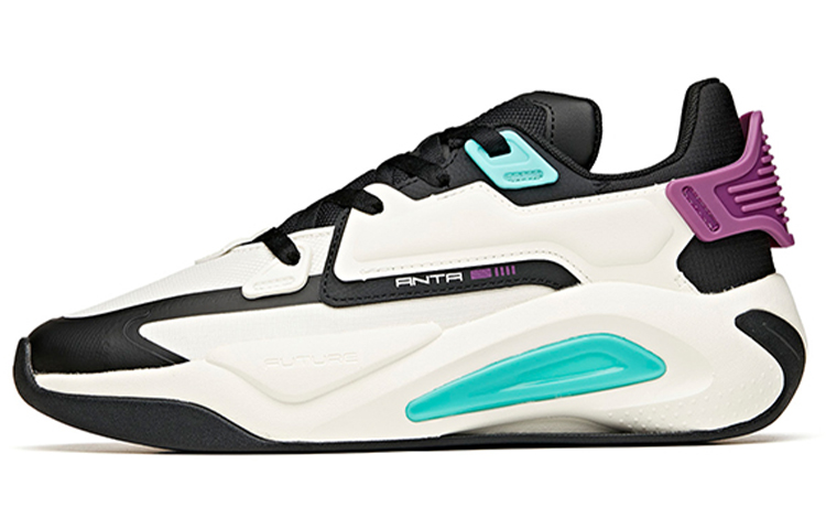 Anta Life Series Superbody Low 'White Black Purple' 112118083-2