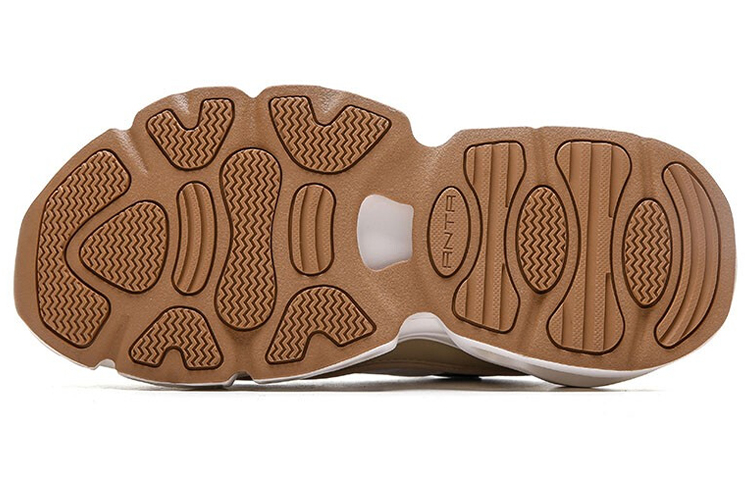 Anta Life Series Thick-Soled Dad Shoes 'Grey Brown' 圖 5