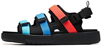 Anta Life Series Velcro Sandals 'Black Red Blue' 91926971-4 Anta Life Series Velcro Sandals 'Black Red Blue' 91926971-4