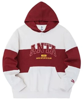Anta Lifestyle Colorblock Stripe Letter Print Sweatshirt Unisex White 152338702-1 Buy Anta Lifestyle Colorblock Stripe Letter Print Sweatshirt Unisex White 152338702-1