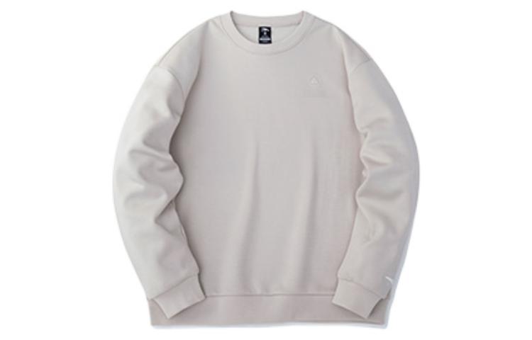 Anta Lifestyle Crewneck Fleece Sweatshirt Beige Unisex 952248709-1