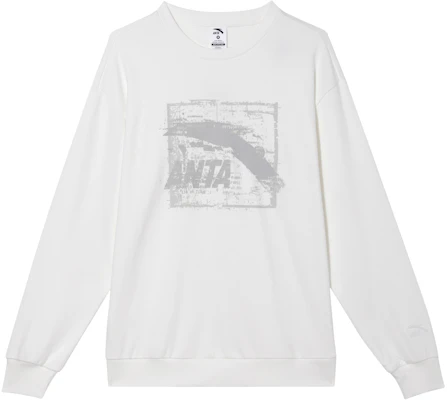 安踏生活休閒圓領印花衛衣 - 羊皮白 952438701-1 Buy 安踏生活休閒圓領印花衛衣 - 羊皮白 952438701-1