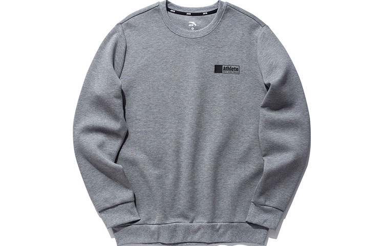Anta Lifestyle Crewneck Pullover Sweatshirt Men’s Grey 95717729-1