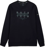 Anta Lifestyle Crewneck Pullover Sweatshirt Men’s Basic Black 152337713-5 Anta Lifestyle Crewneck Pullover Sweatshirt Men’s Basic Black 152337713-5