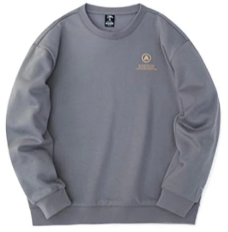 anta-lifestyle-crewneck-sweatshirt-gray-khaki-unisex-with-letter-logo-print-952248709-3