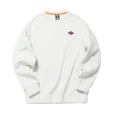 Anta Lifestyle Crewneck Sweatshirt Sand Grey Unisex Warm Pullover 952148734-1
