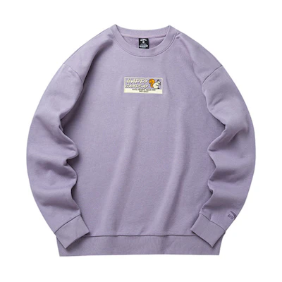 Anta Lifestyle Embroidered Logo Sweatshirt Lavender Purple Unisex 952218731-5
