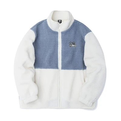 Anta Lifestyle Fleece Jacket White - Unisex Casual Stand Collar Couples Design 952248718-1