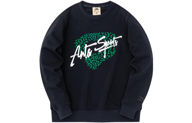 Anta Lifestyle Fleece Pullover Crewneck Sweatshirt Black 172248769-3