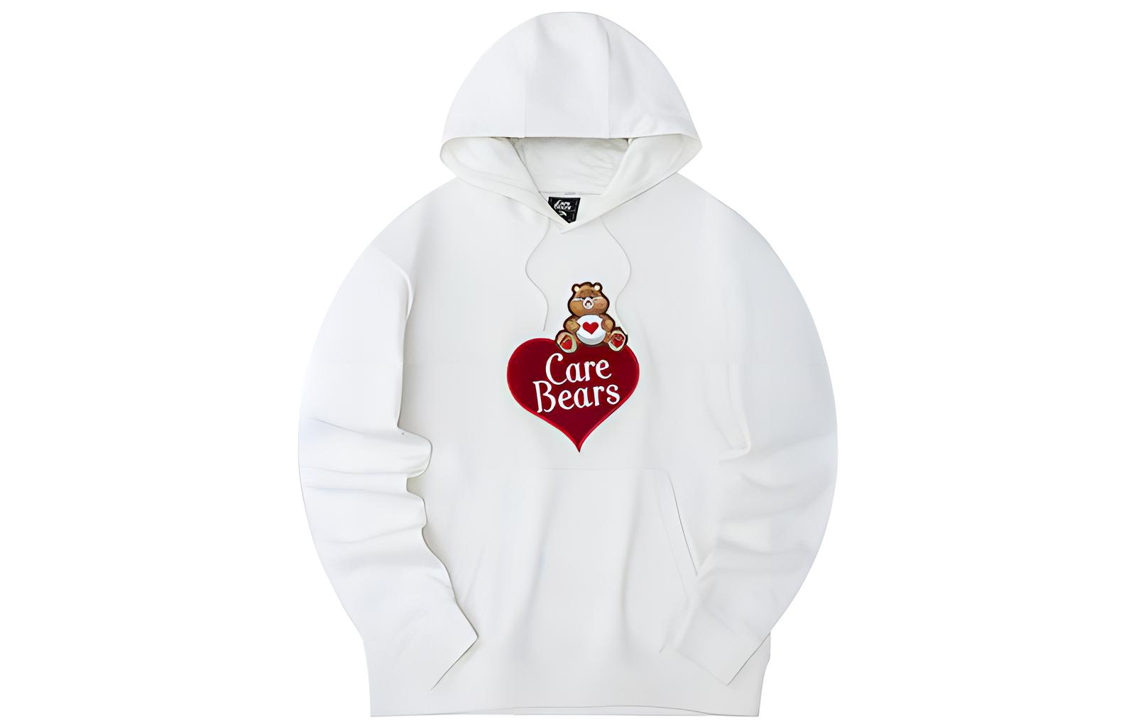 Anta Lifestyle Heart Letter Mouse Patch Sweatshirt Unisex Cream White 172238705-1