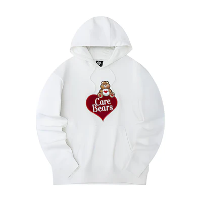 Anta Lifestyle Heart Letter Mouse Patch Sweatshirt Unisex Cream White 172238705-1