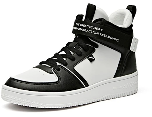 Anta Lifestyle High-Top 'Black and White Plush' 91946911-4 Order Anta Lifestyle High-Top 'Black and White Plush' 91946911-4