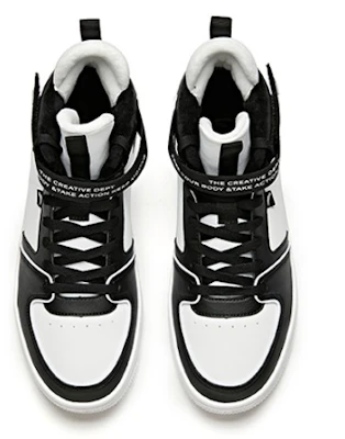 Anta Lifestyle High-Top 'Black and White Plush' 91946911-4 Lookbook Anta Lifestyle High-Top 'Black and White Plush' 91946911-4