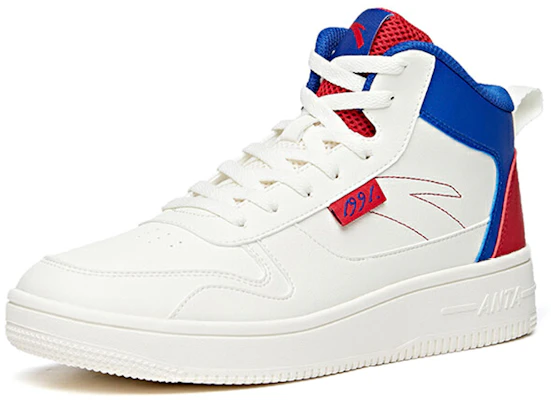 Anta Lifestyle High-Top 'White Blue Red' 912038010-6 Order Anta Lifestyle High-Top 'White Blue Red' 912038010-6