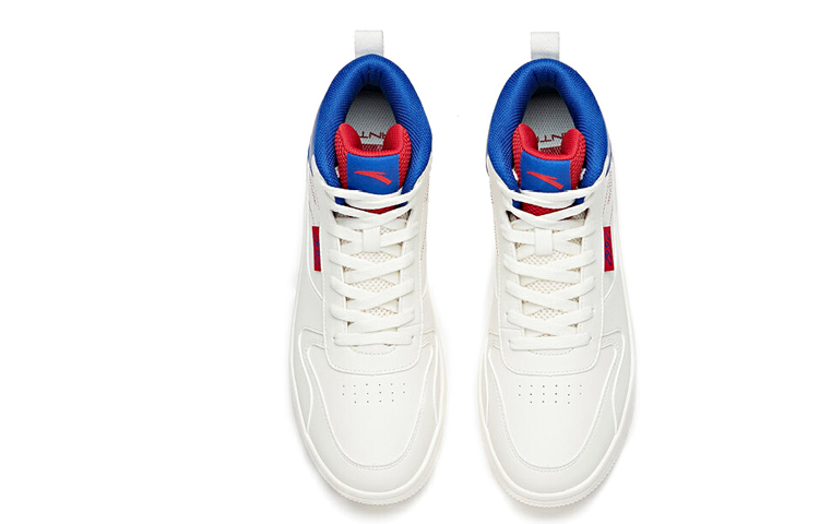 Lookbook Anta Lifestyle High-Top 'White Blue Red' 912038010-6