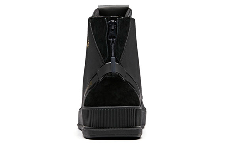 Shop Anta Lifestyle High-Top Casual 'Black Gold' 11848051-1
