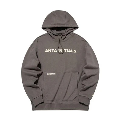 Anta Lifestyle Hoodie Kangaroo Pocket Brown Long Sleeve Sweatshirt 952148720-2