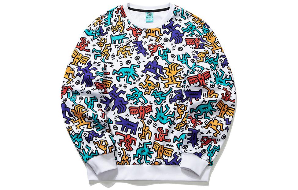 Anta Lifestyle Letter Graphic Pullover Sweatshirt White () 952039725-1