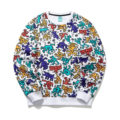 Anta Lifestyle Letter Graphic Pullover Sweatshirt White () 952039725-1