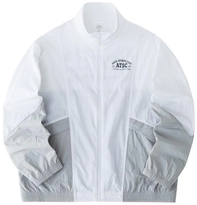 Anta Lifestyle Letter Print Colorblock Zip Jacket Snowflake White 152428603S-1 Buy Anta Lifestyle Letter Print Colorblock Zip Jacket Snowflake White 152428603S-1