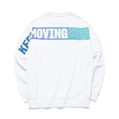Anta Lifestyle Letter Print Crewneck Sweatshirt White - 152138716-1