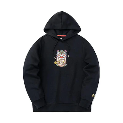 Anta Lifestyle Lion Embroidery Hoodie Unisex Black 152318713-2