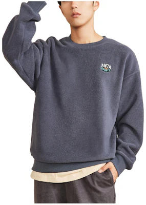 安踏休閒Logo灰色圓領衫男女款 952248704-4 Buy 安踏休閒Logo灰色圓領衫男女款 952248704-4