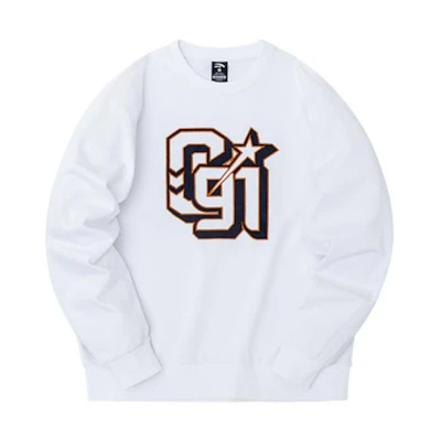 Anta Lifestyle Logo Print Fleece Pullover Sweatshirt Unisex White 152248725-1