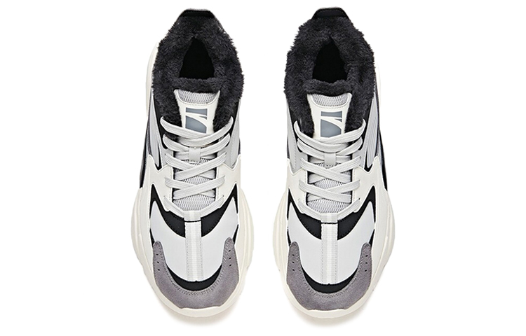 Lookbook 安踏生活中帮款“灰黑色” 912048911-3