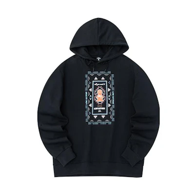 Anta Lifestyle Minimalist Print Hoodie Unisex - Basic Black 172238716-1