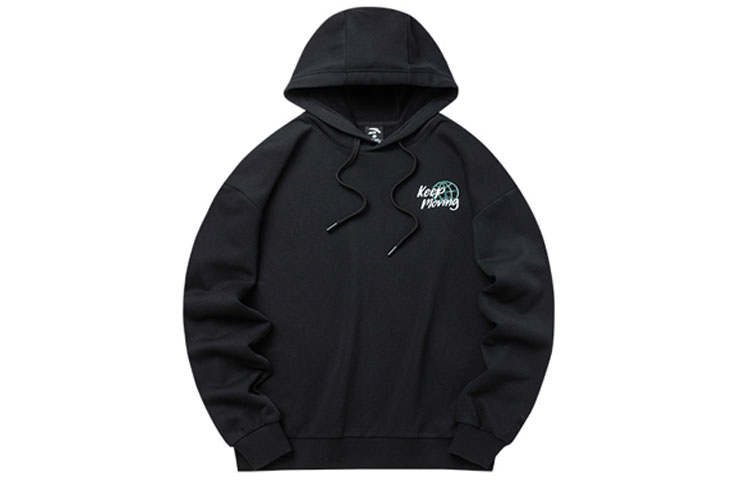 Anta Lifestyle Printed Pullover Sweatshirt Unisex Black 952218734-4