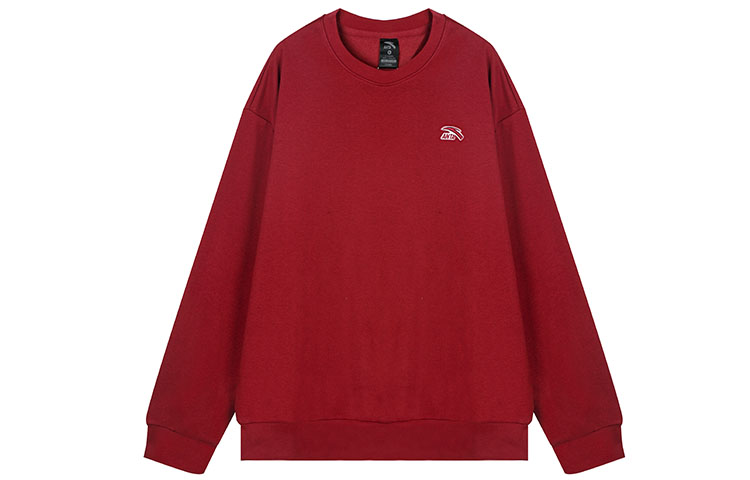 Anta Lifestyle Pullover Crewneck Sweatshirt Unisex Lychee Red 972348710-8