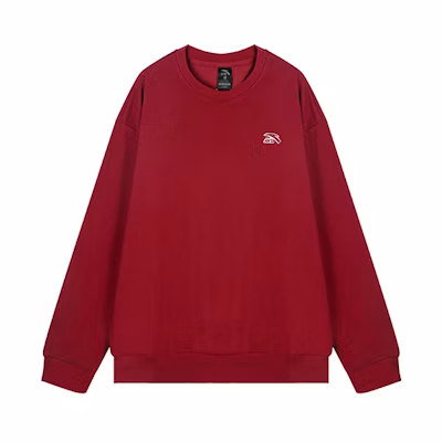 Anta Lifestyle Pullover Crewneck Sweatshirt Unisex Lychee Red 972348710-8