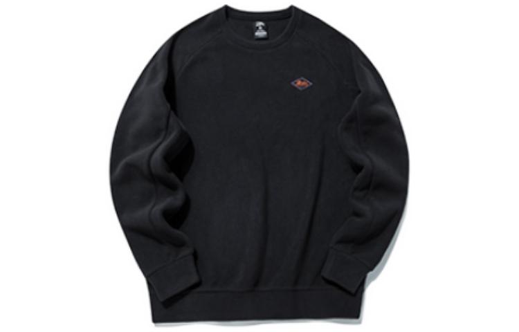 Anta Lifestyle Pullover Letter Crewneck Sweatshirt Unisex Basic Black 952148734-4