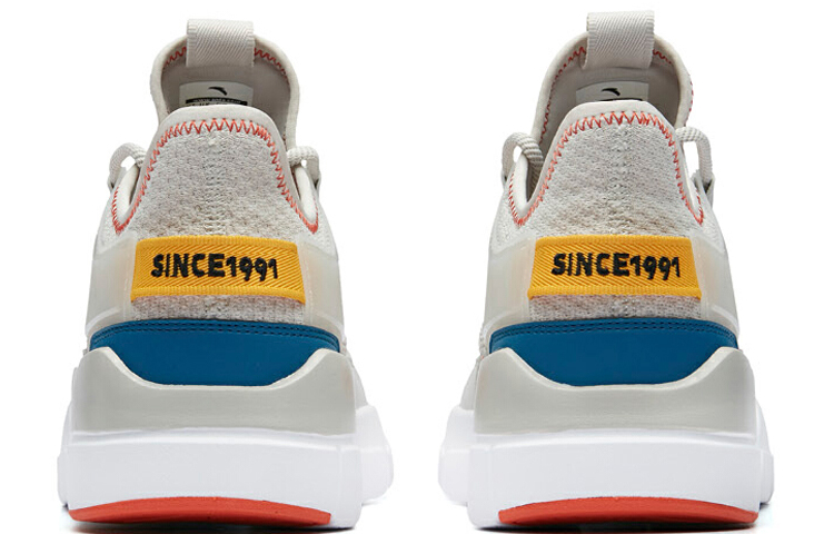 Shop Anta Lifestyle Retro 'Grey Blue White' 91938085-2