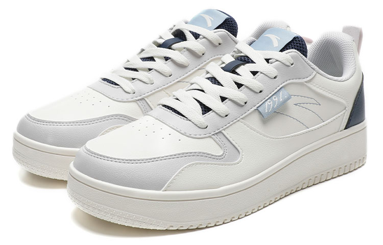 Lookbook Anta Lifestyle Retro Low 'White Grey Blue' 912138012-6