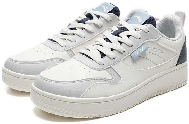 Anta Lifestyle Retro Low 'White Grey Blue' 912138012-6 Lookbook Anta Lifestyle Retro Low 'White Grey Blue' 912138012-6