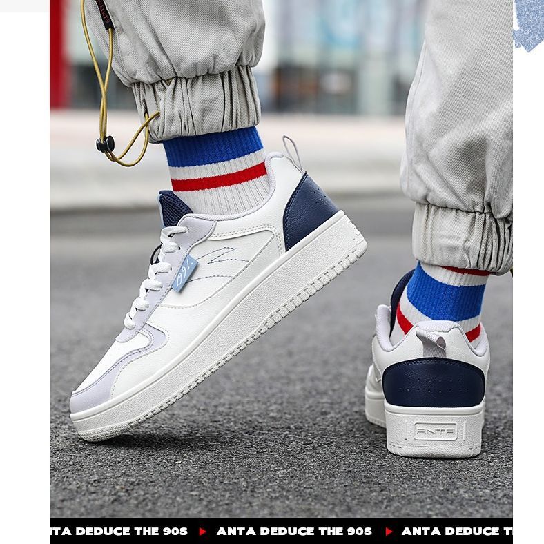 Sizing Anta Lifestyle Retro Low 'White Grey Blue' 912138012-6