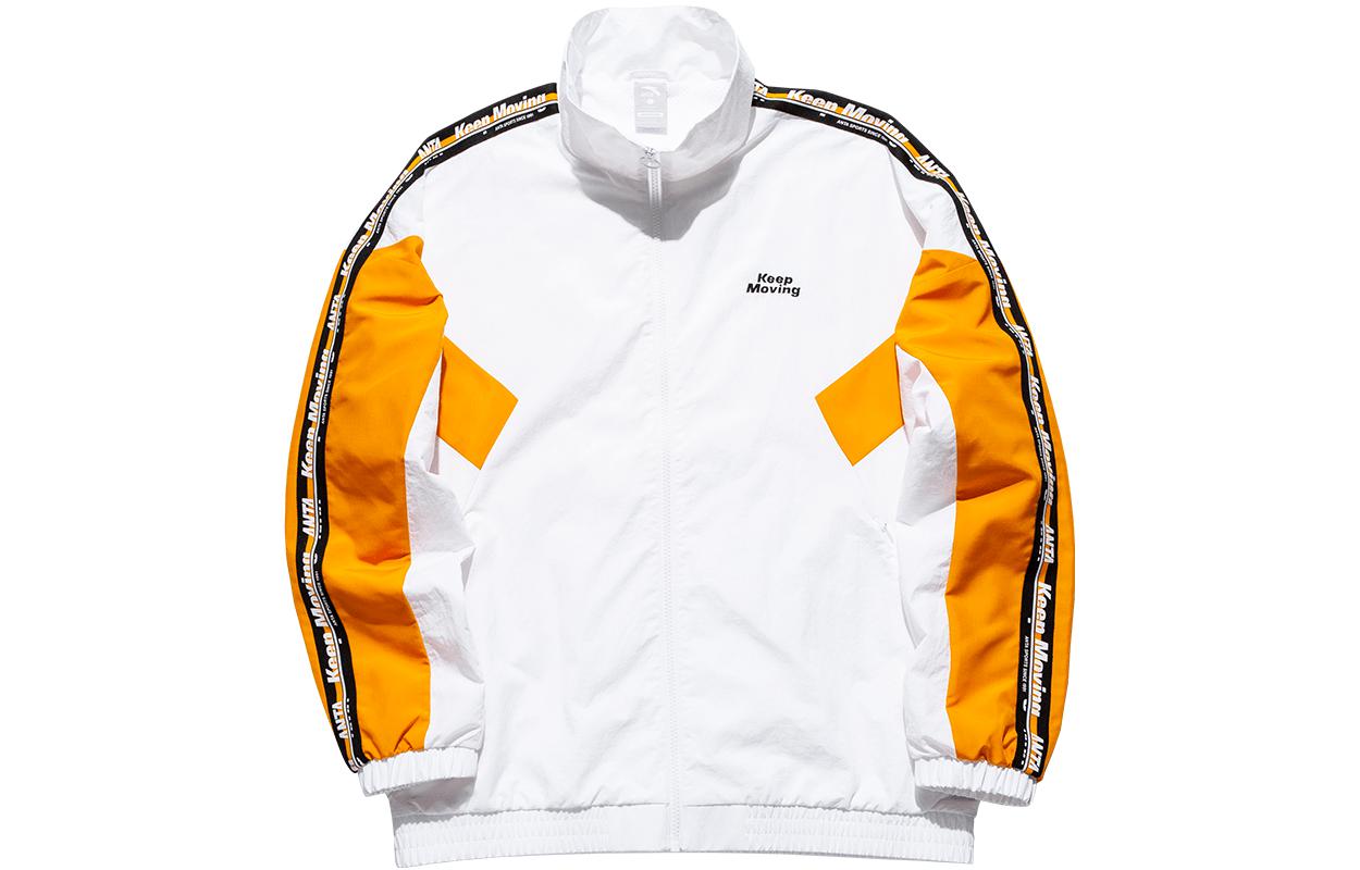 Anta Lifestyle Retro Patchwork Athletic Striped Jacket White Unisex秋 Edition 152018604-1