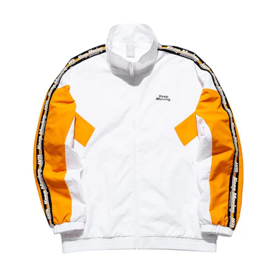 Anta Lifestyle Retro Patchwork Athletic Striped Jacket White Unisex秋 Edition 152018604-1