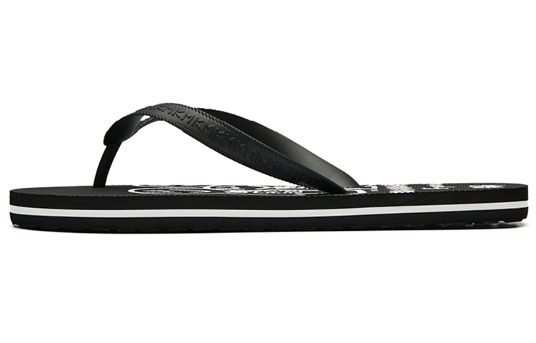 Anta Lifestyle Series 'Black White Breathable Beach Slides' 112238517-3