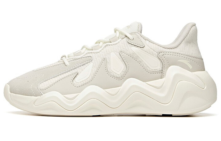 Anta Lifestyle Series 'Chao Bai Low-Top' Dad Shoe 'White Grey'