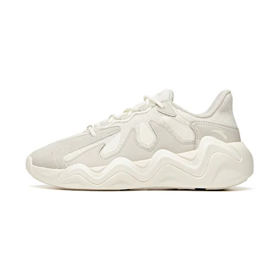 Anta Lifestyle Series 'Chao Bai Low-Top' Dad Shoe 'White Grey'