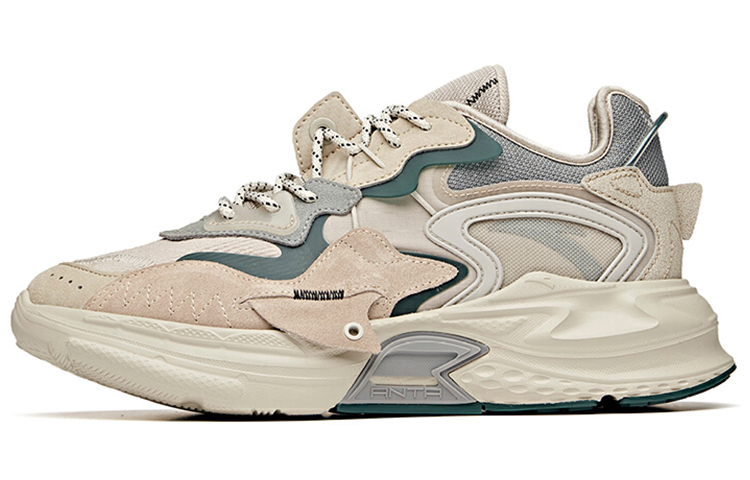 Anta Lifestyle Series 'Hailing' Retro Casual Low-Top 'Grey Green' 112048813S-1
